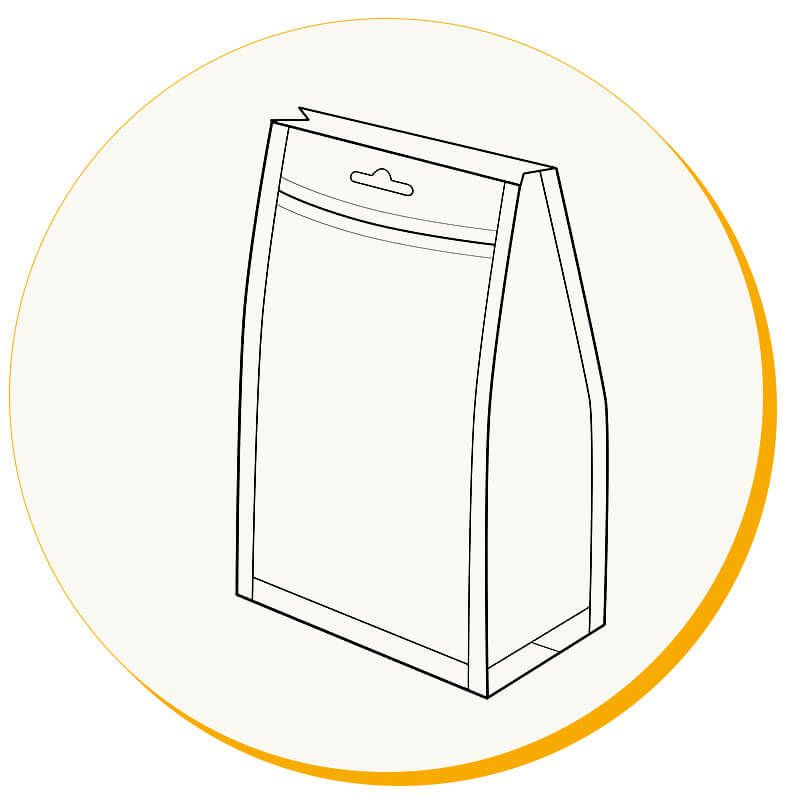 8 side stand up bag